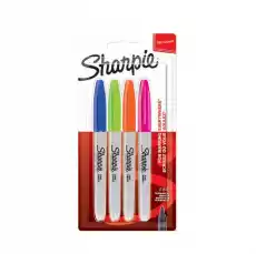 Markery permanentne Sharpie Fun zestaw 4 kolorów Biuro i firma Akcesoria biurowe Artykuły piśmiennicze