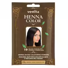 Venita Henna Color ziołowa odżywka koloryzująca z naturalnej henny 19 Czarna Czekolada Zdrowie i uroda Kosmetyki i akcesoria Pielęgnacja i stylizacja włosów Farby i szampony koloryzujące