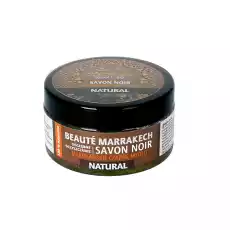 Beaute Marrakech naturalne czarne mydło SAVON NOIR 100g Zdrowie i uroda Kosmetyki i akcesoria Pielęgnacja ciała Balsamy mleczka peelingi do ciała