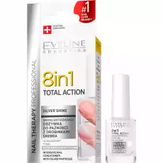 Eveline Nail Therapy Professional skoncentrowana odżywka do paznokci z drobinkami srebra 8w1 12ml Zdrowie i uroda Kosmetyki i akcesoria Manicure i pedicure