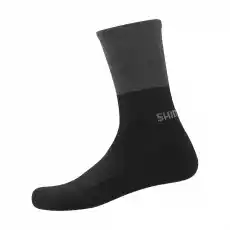 Shimano skarpetki rowerowe zimowe original wool tall socks ecwscbwus11ml1360 czarnyszary Rozmiar 3640 Sport i rekreacja