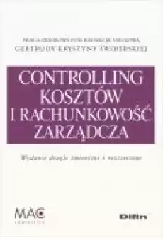 Controlling kosztów i rachunkowość zarządcza Książki Biznes i Ekonomia