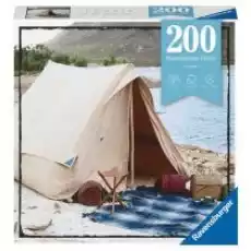 Puzzle 200 el Camping Ravensburger Dla dziecka Zabawki Puzzle