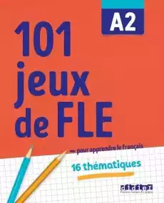 101 jeux de FLE A2 Ćw ze słownictwa francuskiego Książki Podręczniki w obcych językach Język francuski