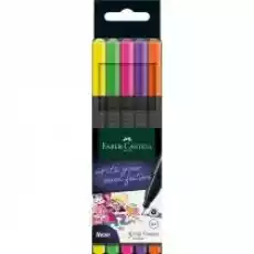 FaberCastell Cienkopisy neonowe Grip 5 kolorów Dla dziecka Artykuły szkolne Kredki farby flamastry markery