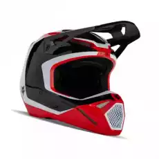 FOX KASK OFFROAD V1 NITRO FLUORESCENT RED Sport i rekreacja Sporty motorowe Kaski do sportów motorowych