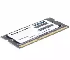 Patriot DDR3 4GB1600 CL11 135V SODIMM Komputery Podzespoły komputerowe Pamięci operacyjne