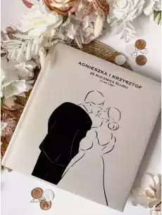 Personalizowany album na zdjęcia ślubne wklejane prezent na rocznicę ślubu rodziców Gadżety Pamiątki