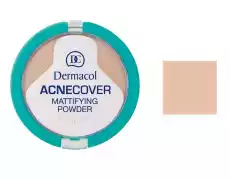 Dermacol Acnecover Mattifying Powder puder matujący w kompakcie 02 Shell 11g Zdrowie i uroda Kosmetyki i akcesoria Makijaż i demakijaż Pudry i róże