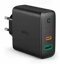 AUKEY PAD1 ładowarka sieciowa 2xUSB Power Delivery 1xUSB A1xUSB C 54A 30W Dynamic Detect Telefony i akcesoria