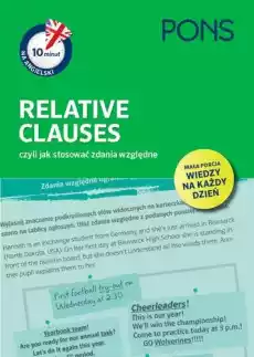 10 minut na angielski PONS Relative Clauses czyli jak stosować zdania względne A1A2 Książki Podręczniki w obcych językach