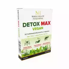 Noble Health Detox Max Vegan 21 kapsułek Artykuły Spożywcze