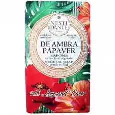 NESTI DANTE De Ambra Papaver Sapone 250g Zdrowie i uroda Kosmetyki i akcesoria Kosmetyki i akcesoria do kąpieli Mydła