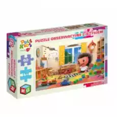 Puzzle obserwacyjne 60 el Z jeżykiem Multigra Dla dziecka Zabawki Puzzle