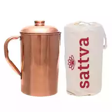 Sattva Dzbanek miedziany gładki Plain Jug 1250ml Dom i ogród Meble Kuchnia i jadalnia