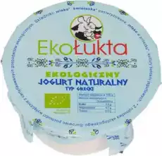 JOGURT NATURALNY TYPU GRECKIEGO BIO 200 g EKO ŁUKTA Artykuły Spożywcze Nabiał