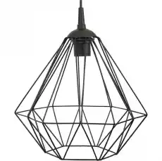 Lampa geometryczna Diamond czarna 25 cm LOFT Dom i ogród Wyposażenie wnętrz Oświetlenie Lampy sufitowe