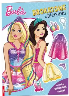 Barbie dreamtopi Brokatowe ubieranki Książki Dla dzieci