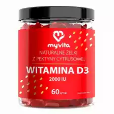 Żelki Naturalne WITAMINA D3 2000 IU 60 sztuk MyVita Artykuły Spożywcze