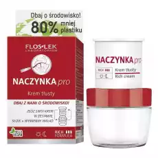 Naczynka Pro krem tłusty na dzień i noc słoik wkład 50ml Zdrowie i uroda Kosmetyki i akcesoria Pielęgnacja twarzy Kremy do twarzy