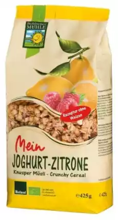 CRUNCHY JOGURTOWO CYTRYNOWE BIO 425 g BOHLSENER MUEHLE Artykuły Spożywcze Płatki śniadaniowe