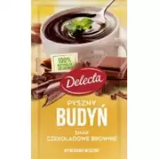 Delecta Pyszny Budyń o smaku czekoladowego brownie 43 g Artykuły Spożywcze Słodycze