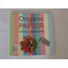 Cormoran Papier do origami Pastele 20 x 20 cm Biuro i firma Akcesoria biurowe Artykuły papiernicze