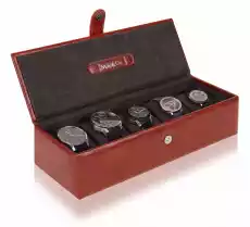 Skórzane pudełko etui na zegarki LIAM Mele CO Biżuteria i zegarki Zegarki Akcesoria do zegarków