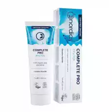 Complete Pro Organic Toothpaste organiczna pasta do zębów z fluorem Aloe Salvia 75ml Zdrowie i uroda Kosmetyki i akcesoria Pielęgnacja zębów i jamy ustnej