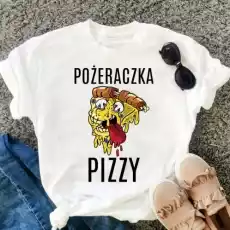 koszulka damska z pizzą Odzież obuwie dodatki Odzież damska Tshirty i koszulki damskie