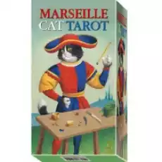 Marsylski Tarot Kotów Marseille Cat Tarot Książki Ezoteryka senniki horoskopy