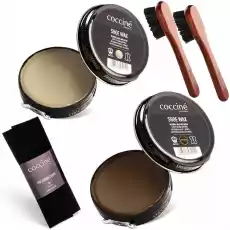 ZES 5W1 COCCINE SHOE WAX NEUTRAL BROWN 2X MAZAK POLERKA Odzież obuwie dodatki Akcesoria do obuwia