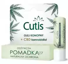 Cutis odżywcza pomadka do ust z olejem konopnym CBD 5g Zdrowie i uroda Kosmetyki i akcesoria Pielęgnacja twarzy Pielęgnacja ust