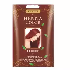 Henna Color ziołowa odżywka koloryzująca z naturalnej henny 11 Burgund Zdrowie i uroda Kosmetyki i akcesoria Pielęgnacja i stylizacja włosów Farby i szampony koloryzujące