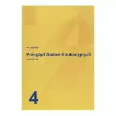 Przegląd Badań Edukacyjnych Nr 1 42007 Książki Czasopisma