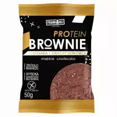 Ciastko Proteinowe Brownie Czekolada i Orzechy Nerkowca Bezglutenowe 50 g FrankOli Artykuły Spożywcze