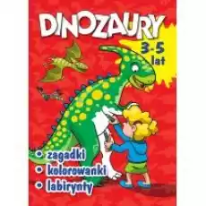 Dinozaury Zagadki kolorowanki labirynty Książki Dla dzieci