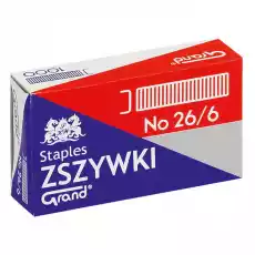 Zszywki 266 1000 sztuk Grand Biuro i firma Akcesoria biurowe Artykuły papiernicze Dziurkacze i zszywacze