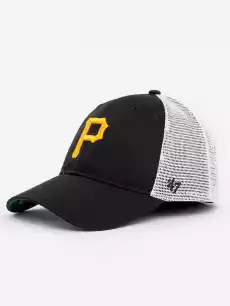 Czapka Z Daszkiem Snapback 47 Brand MLB MVP Pittsburgh Pirates Branson Czarna Biała Odzież obuwie dodatki Odzież męska Czapki