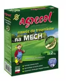 AGRECOL Nawóz na mech do trawników 12kg Dom i ogród Ogród Nawozy do roślin i kwiatów