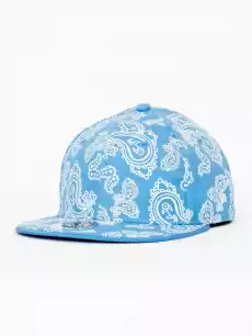 Czapka Z Daszkiem Fullcap Niebieska Royal Blue Patterned Odzież obuwie dodatki Galanteria i dodatki Nakrycia głowy Czapki z daszkiem