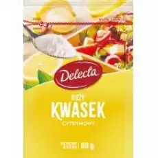 Delecta Kwasek cytrynowy 80 g Artykuły Spożywcze Produkty sypkie