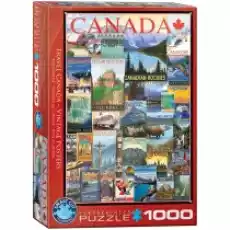 Puzzle 1000 el Stare plakaty Kanada Eurographics Dla dziecka Zabawki Puzzle