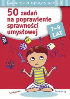 50 zadań na poprawienie sprawności umysłowej Książki Dla dzieci Edukacyjne