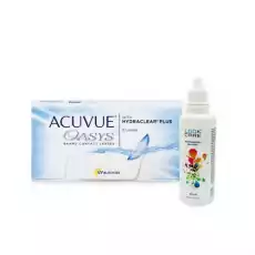 Acuvue Oasys 6szt Look Care Aqua Solution 100ml Zdrowie i uroda Zdrowie Soczewki kontaktowe i akcesoria