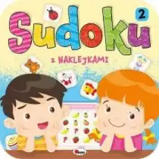 Sudoku z naklejkami 2 Książki Dla dzieci