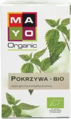 HERBATKA POKRZYWA BIO 20 x 13 g 26 g MAYO Artykuły Spożywcze Herbata