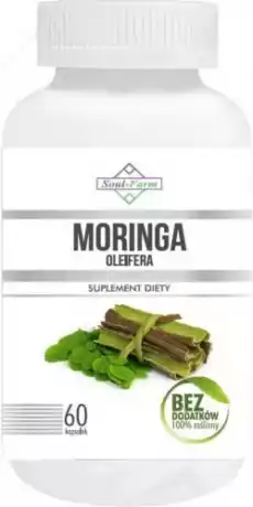 MORINGA EKSTRAKT 400mg 60 KAPSUŁEK SOUL FARM Artykuły Spożywcze Produkty dietetyczne Suplementy