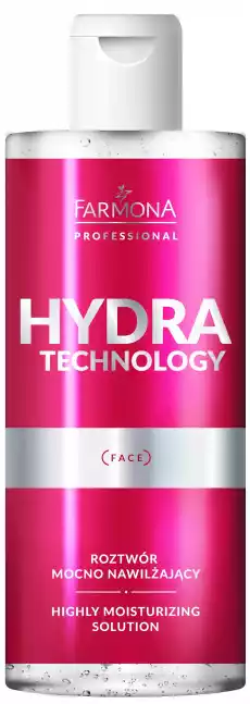 Farmona Professional Hydra Technology Roztwór mocno nawilżający 500ml Zdrowie i uroda Kosmetyki i akcesoria Pielęgnacja twarzy Serum do twarzy