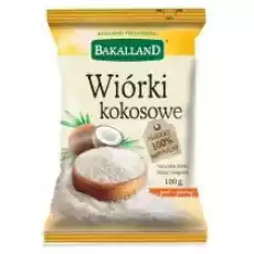 Bakalland Wiórki kokosowe 100 g Artykuły Spożywcze Bakalie i suszone owoce